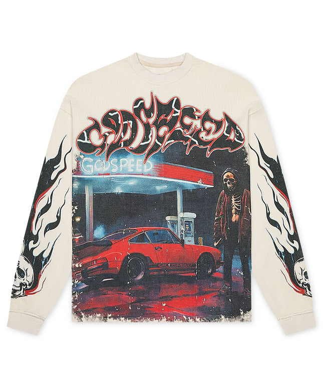 Godspeed Pit Stop Thermal Long Sleeve - Bone