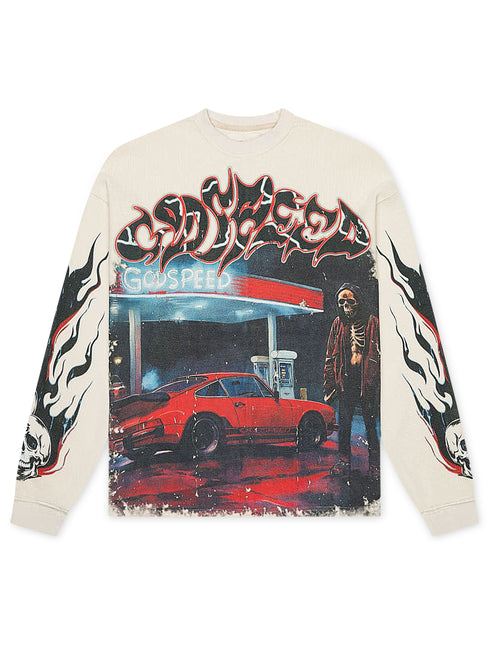 Godspeed Pit Stop Thermal Long Sleeve - Bone