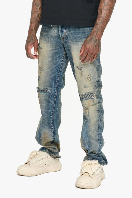 Valabasas Pox Straight Leg Jeans - Dirty Vintage Wash