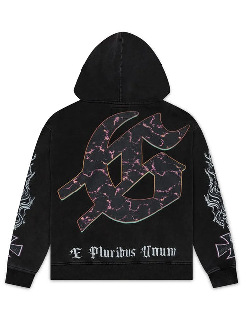 Godspeed Rock Dreams Hoodie - Black Wash