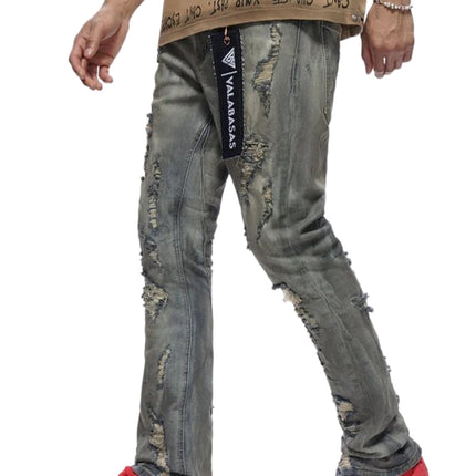 Valabasas Steeltoe Stacked Jean - Light Vintage Wash