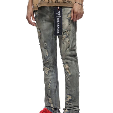 Valabasas Steeltoe Stacked Jean - Light Vintage Wash