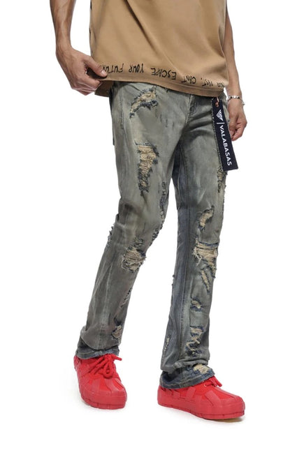 Valabasas Steeltoe Stacked Jean - Light Vintage Wash