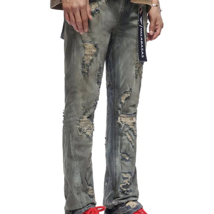 Valabasas Steeltoe Stacked Jean - Light Vintage Wash