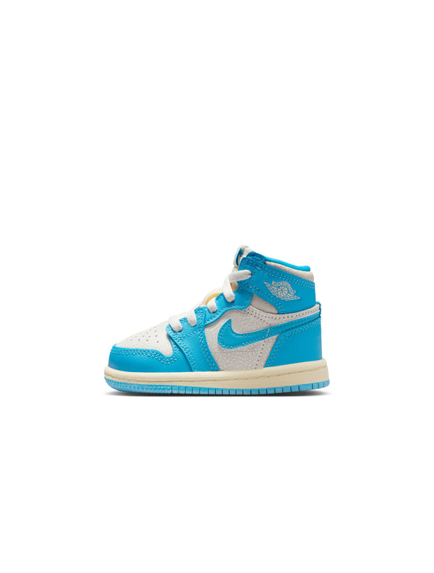 Air Jordan (TD) 1 Retro High OG Azul oscuro/Azul oscuro-Vela