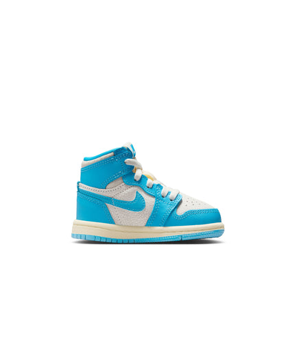 Air Jordan (TD) 1 Retro High OG Azul oscuro/Azul oscuro-Vela