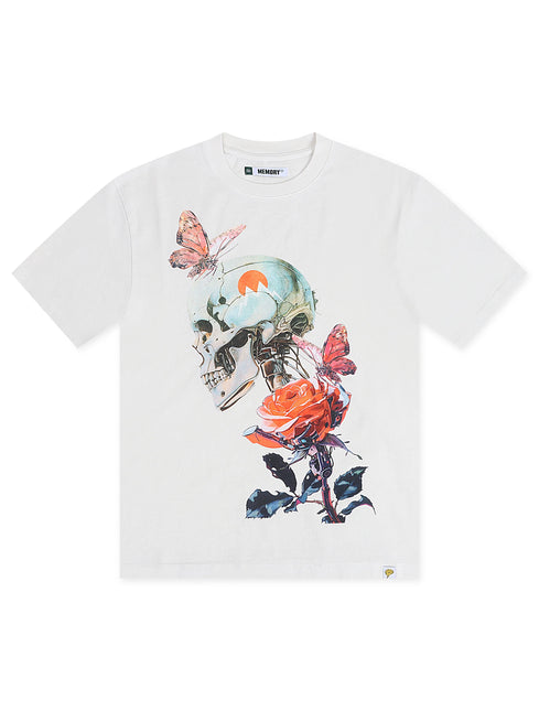 Memory Lane Robotic Collage Tee - Off White