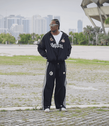 Red Letters x Cam Newton Rhinestone Hoodie - Black