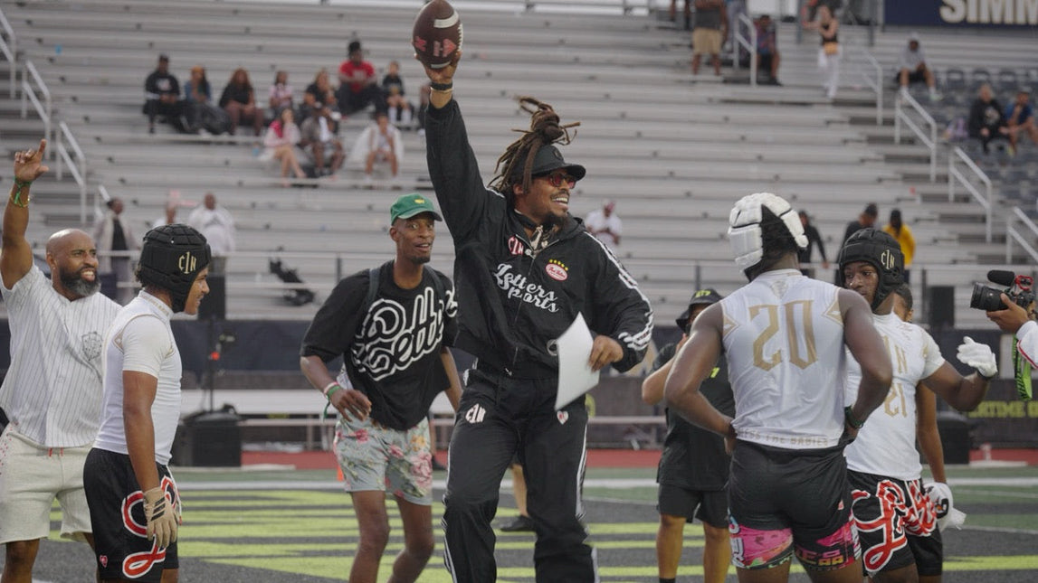 Red Letters x Cam Newton Rhinestone Hoodie | Denim Exchange