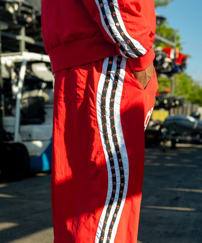 Red Letters x Cam Newton Rhinestone Pants - Red