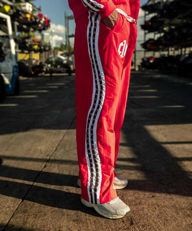 Red Letters x Cam Newton Rhinestone Pants - Red